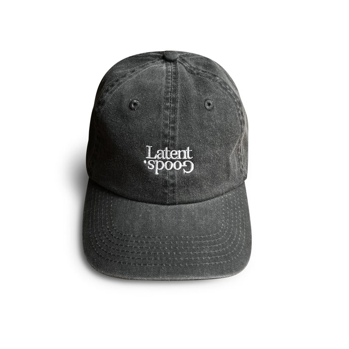 Stacked Logo Cap - Acid-Wash Grey